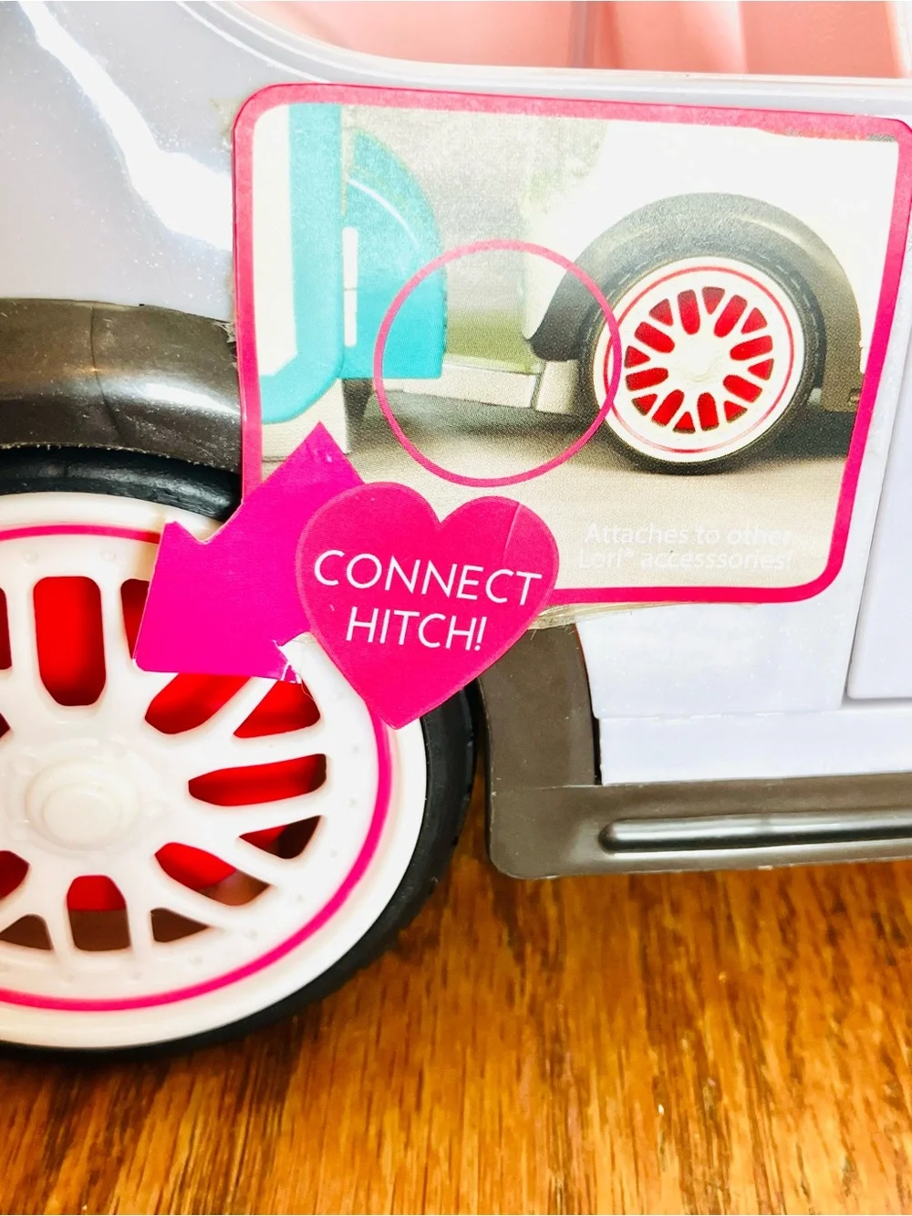 Battat Lori Go Everywhere Convertible Car With Working Radio & 6.5in Nadene Doll